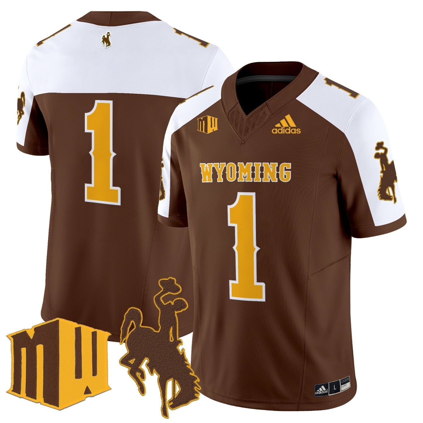 Wyoming Cowboys 2025 Vapor Limited Jersey - All Stitched
