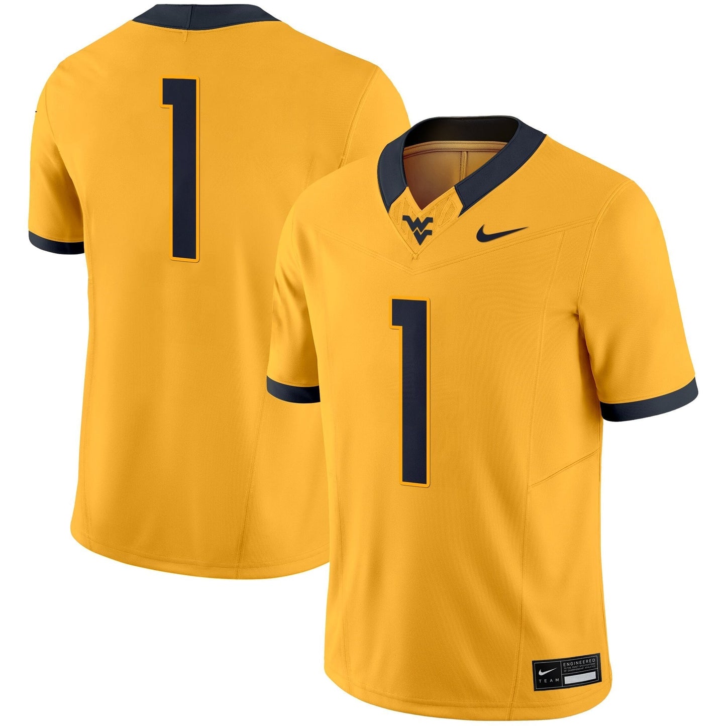 West Virginia Mountaineers 2025 Vapor Limited Jersey - All Stitched