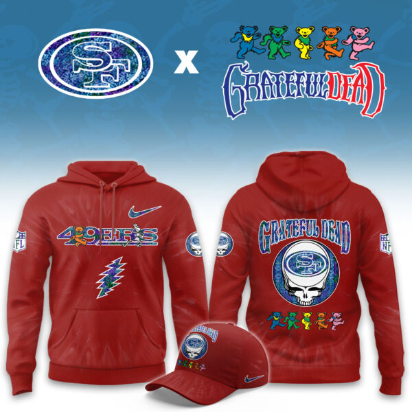 _San Francisco 49ers Grateful Dead Limited Hoodie
