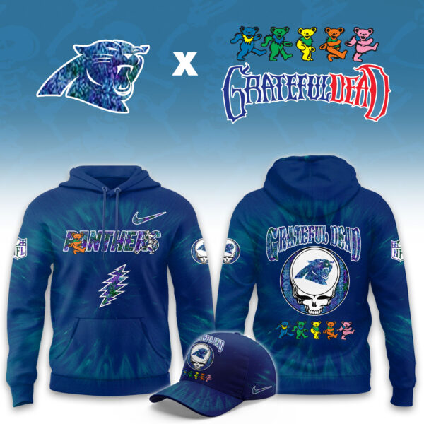 _Carolina Panthers Grateful Dead Limited Hoodie