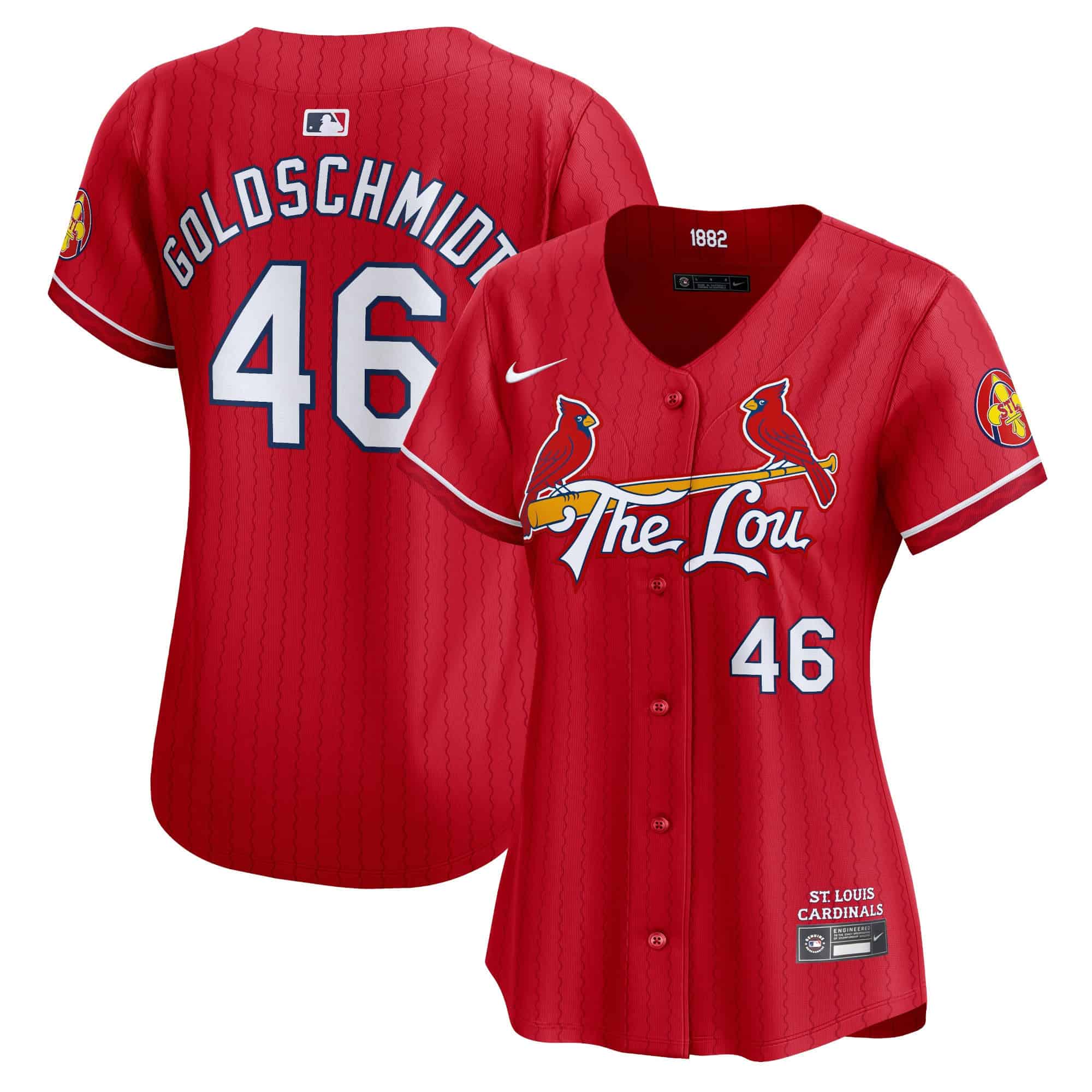 Women's St. Louis Cardinals Red 2024 City Connect Vapor Premier Limited Jersey - All Stitched