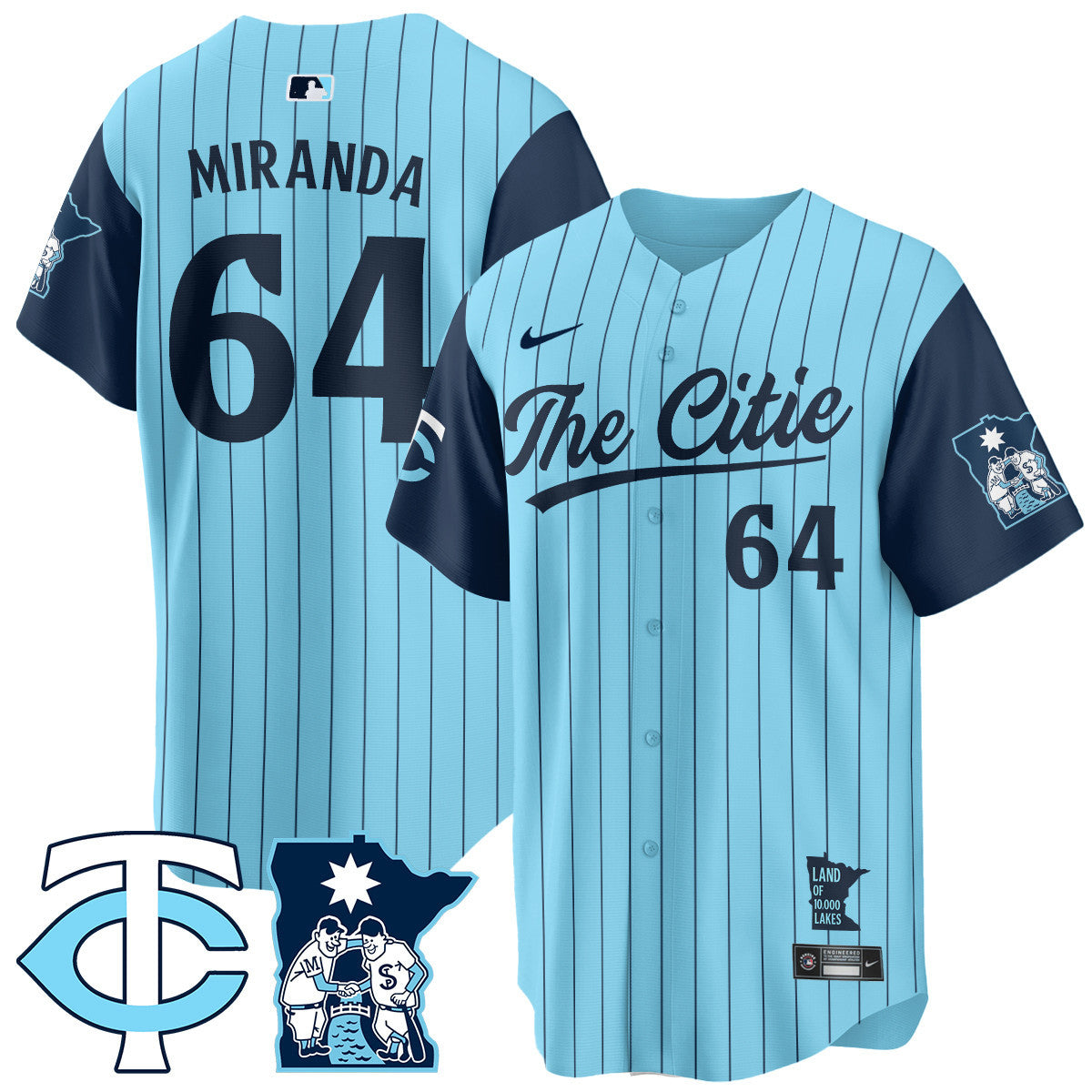 Women's Minnesota Twins City Connect Concept Jersey - All Stitched