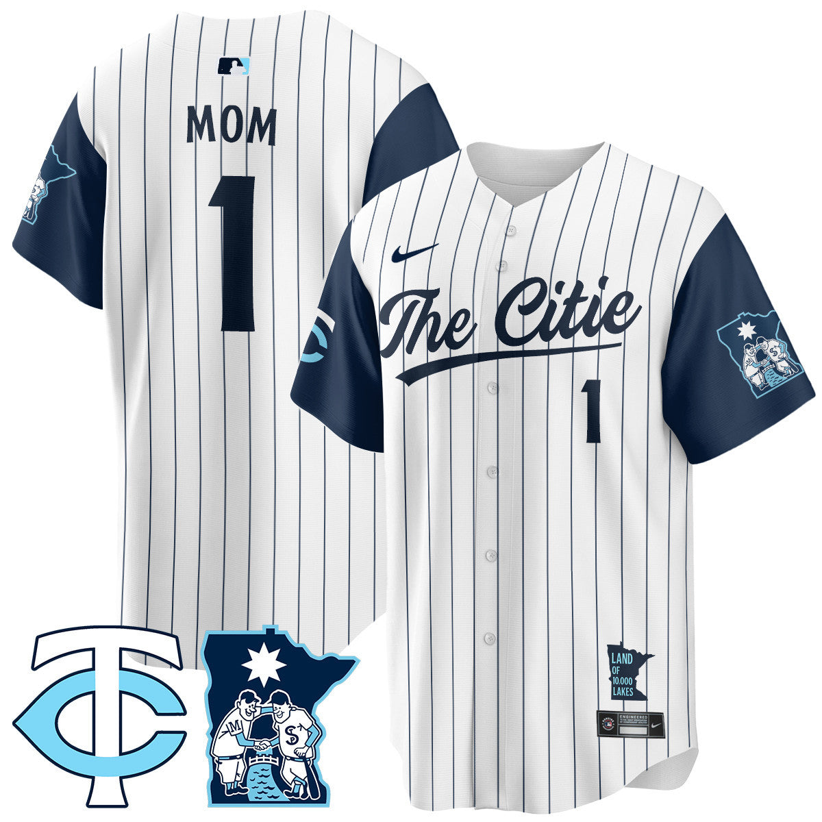 Women's Minnesota Twins City Connect Concept Jersey - All Stitched