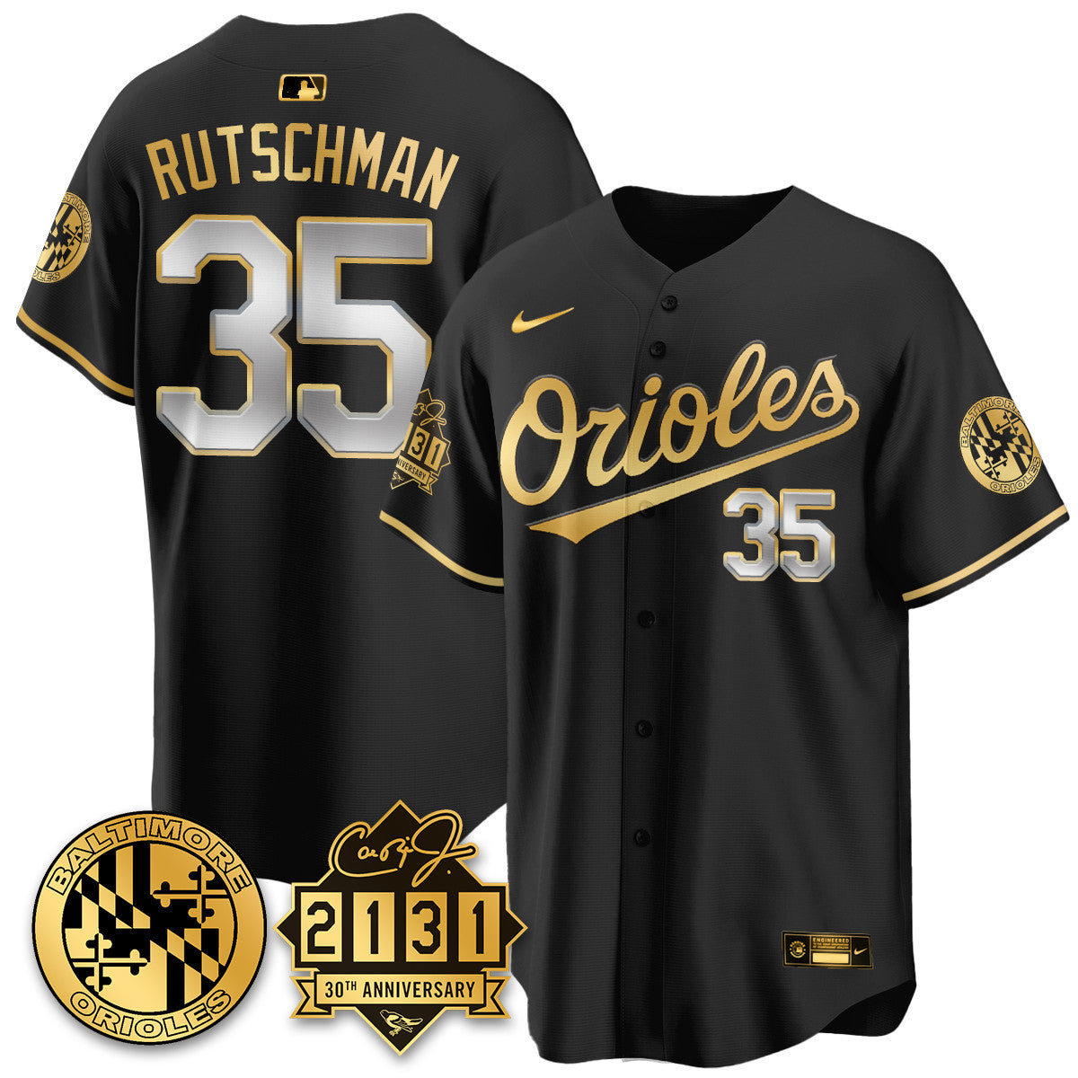 Women's Baltimore Orioles "30th Anniversary of 2131" Limited Jersey - All Stitched