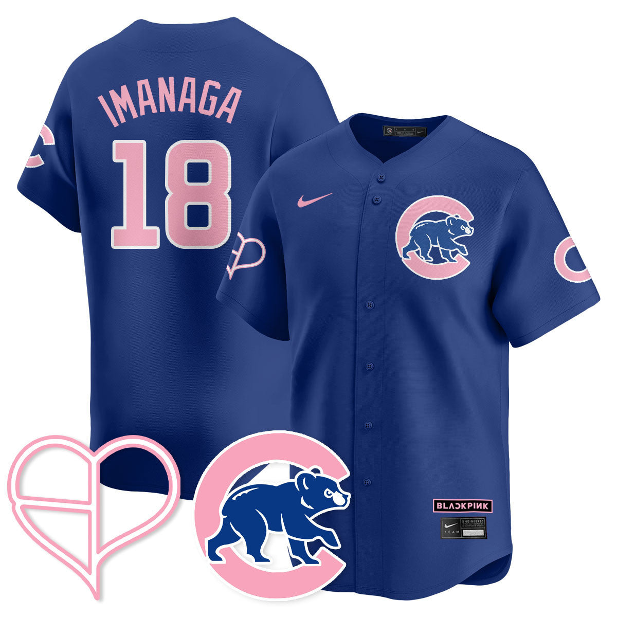 Women's Chicago Cubs BL??KPI?K 2025 Limited Jersey - All Stitched