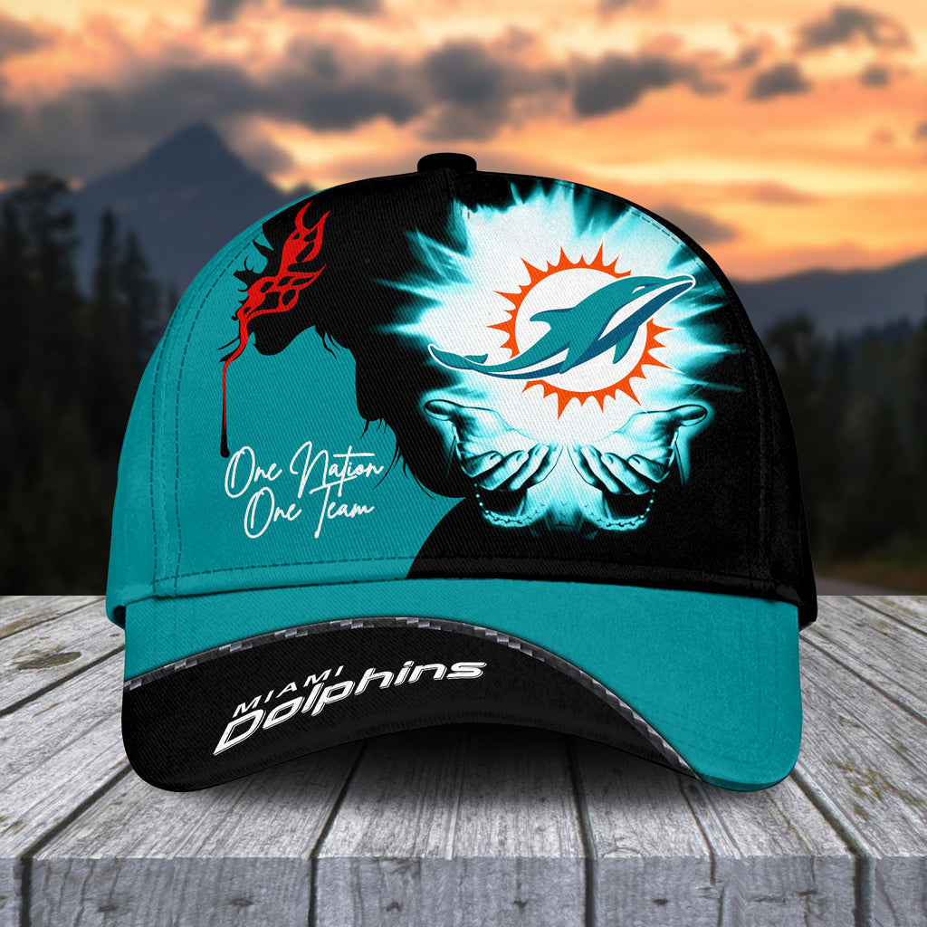 Miami Dolphins Classic Cap - One Nation One Team Design