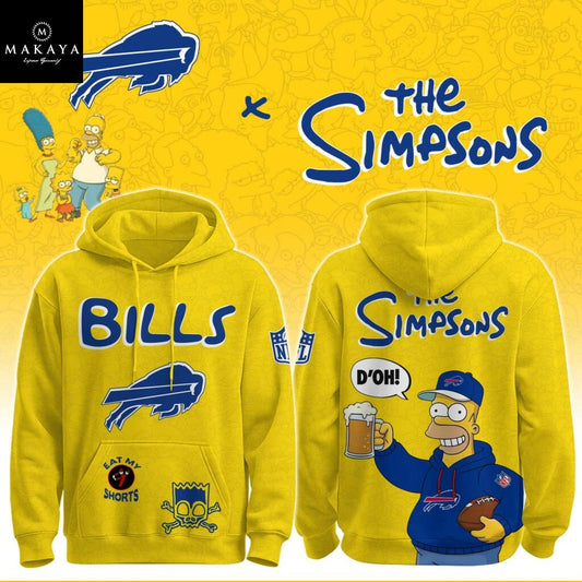 Buffalo Bills The Simpsons NFL Crossover 2025 Hoodie T-Shirt