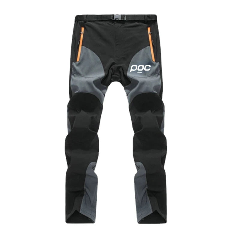 MOTO POC MTB Cycling Pants – Quick-Dry Breathable Polyester Trousers for Mountain Bike, Motocross, BMX, XC Riding