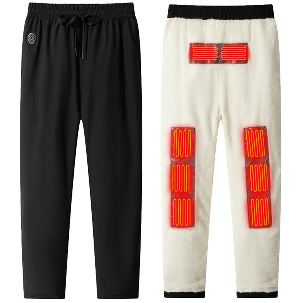 10-Zone Heated Winter Trousers – USB Thermal Sports Motorcycle & Hiking Pants for Men and Women