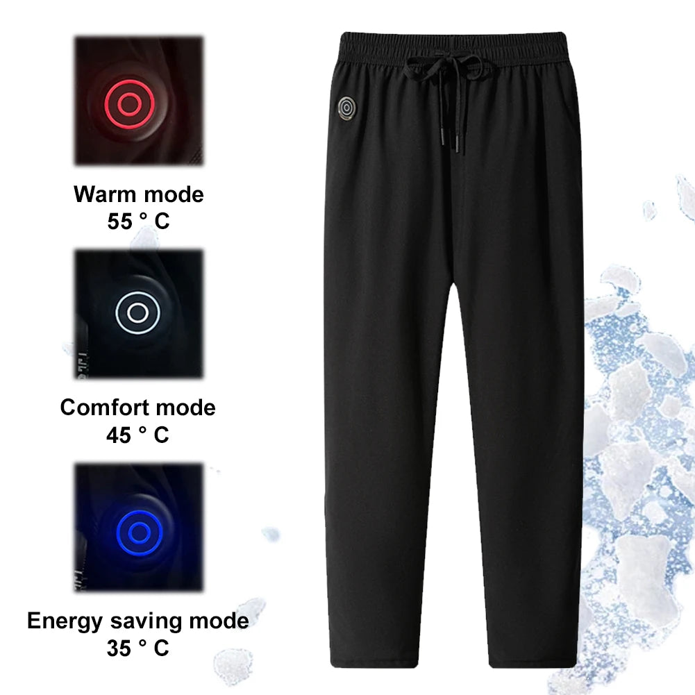 10-Zone Heated Winter Trousers – USB Thermal Sports Motorcycle & Hiking Pants for Men and Women