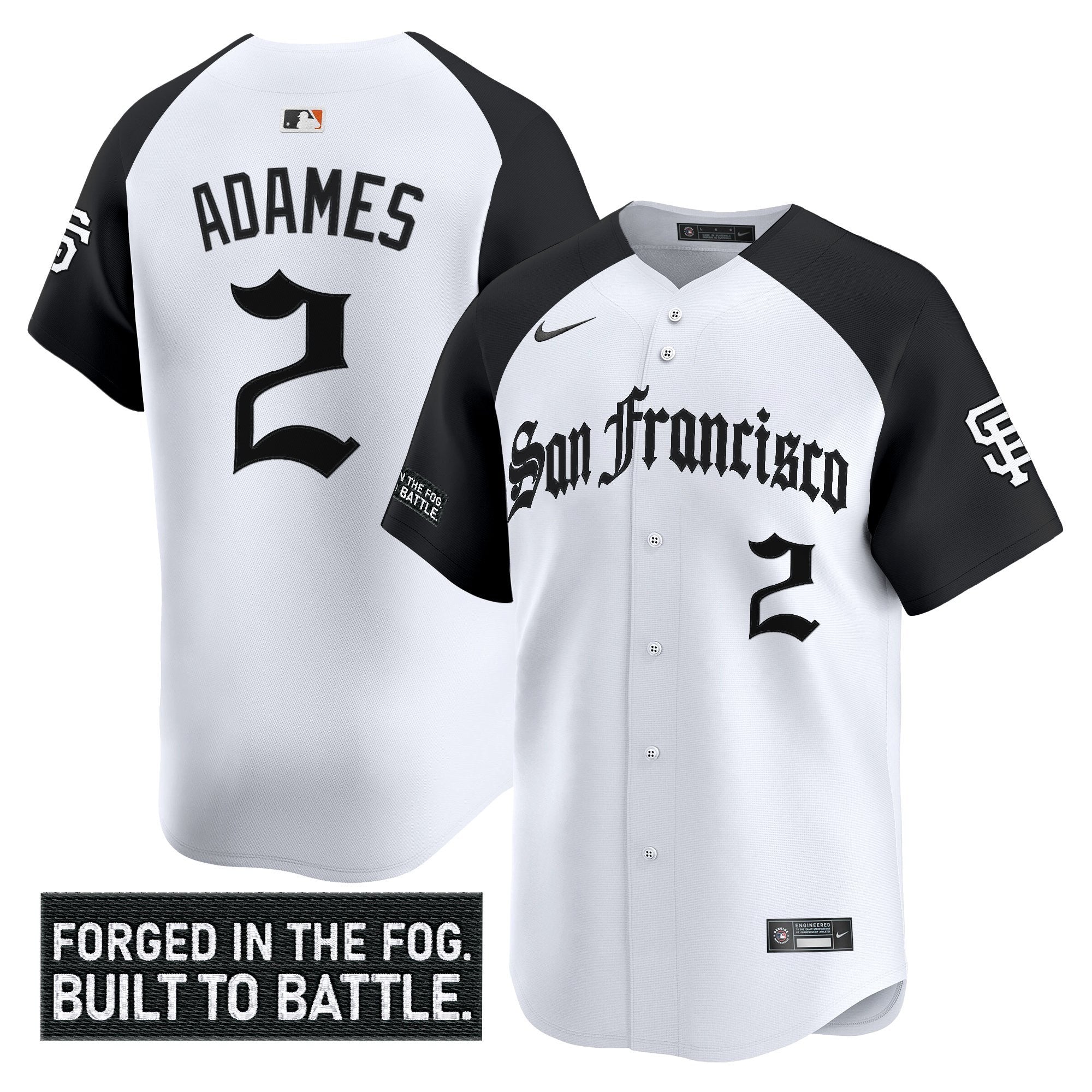 Men's San Francisco Giants 'Gothic Fog Edition' Vapor Premier Limited Jersey - All Stitched