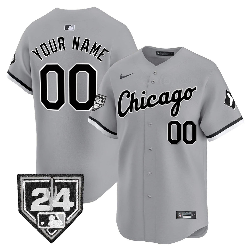 Chicago White Sox 2024 Spring Training Patch Vapor Premier Limited Custom Jersey - All Stitched