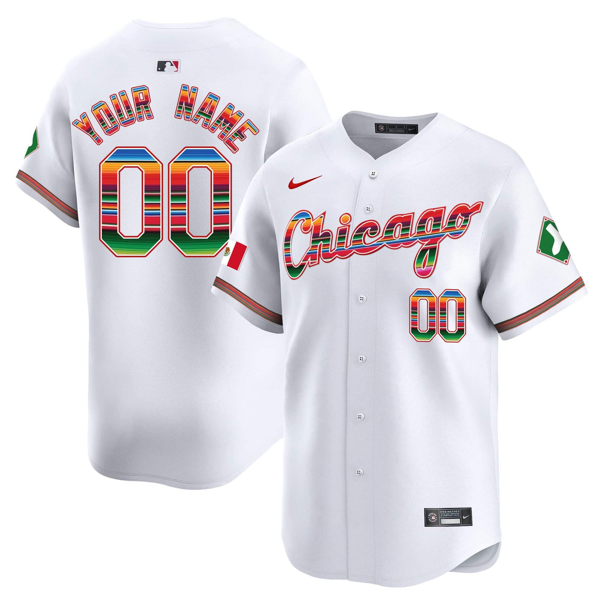 Chicago White Sox Mexico Vapor Premier Limited Custom Jersey V3- All Stitched