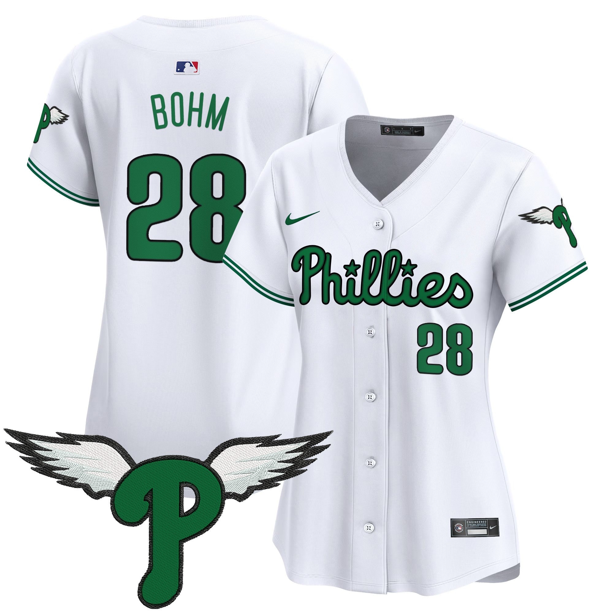 Women's Philadelphia Phillies 2025 Vapor Premier Limited Jersey - All Stitched