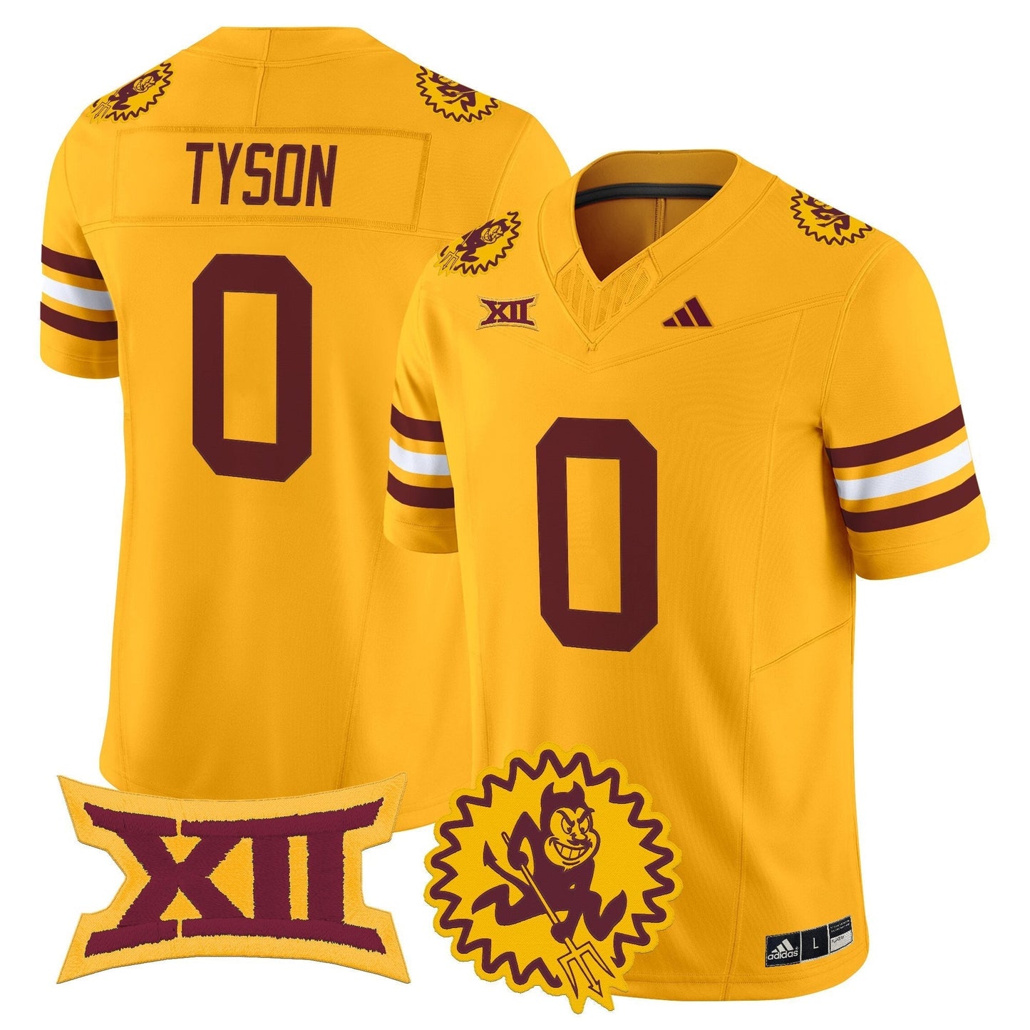 Arizona State Sun Devils 1975 Throwback Vapor Limited Jersey - All Stitched