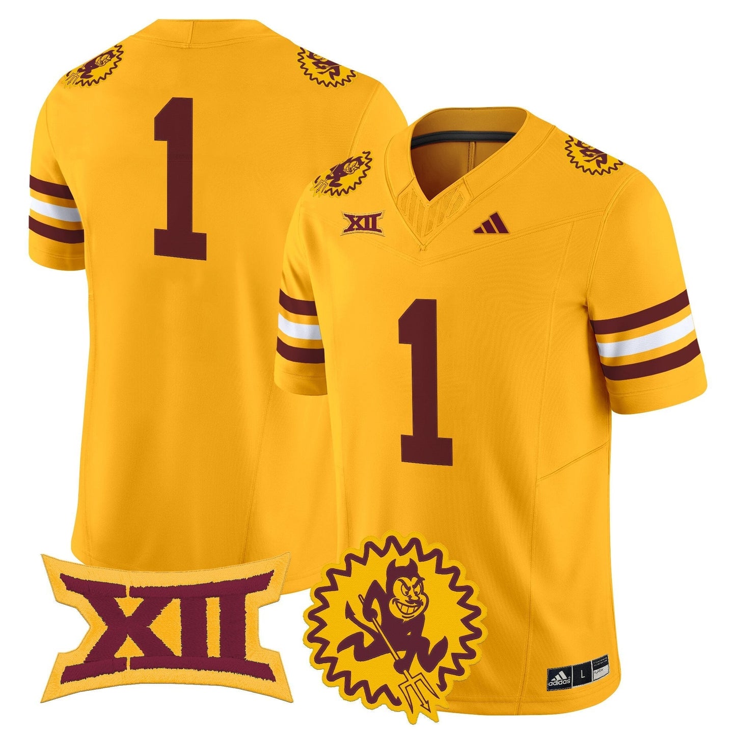 Arizona State Sun Devils 1975 Throwback Vapor Limited Jersey - All Stitched