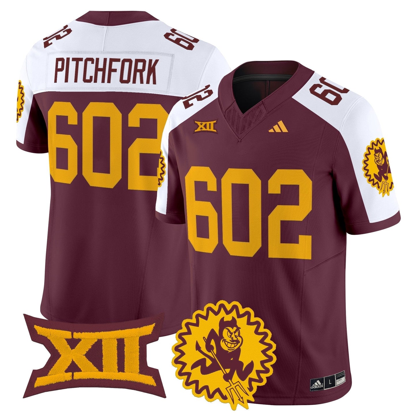 Arizona State Sun Devils 1975 Throwback Vapor Limited Jersey - All Stitched