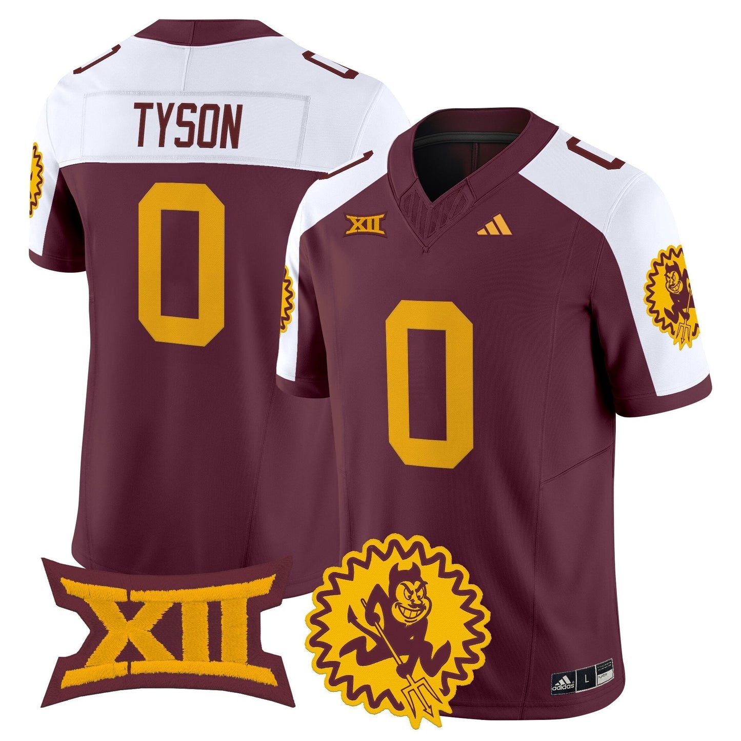 Arizona State Sun Devils 1975 Throwback Vapor Limited Jersey - All Stitched