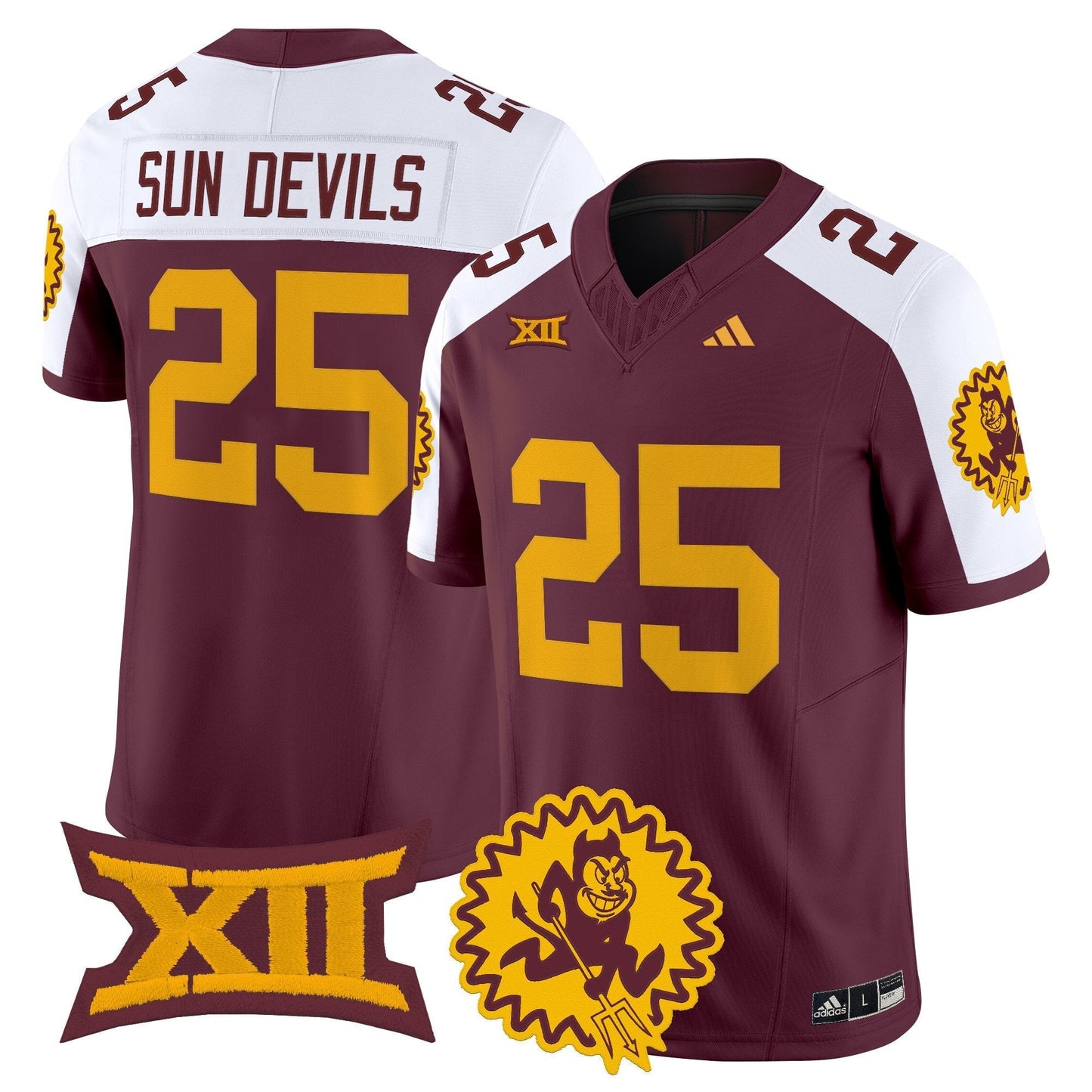 Arizona State Sun Devils 1975 Throwback Vapor Limited Jersey - All Stitched