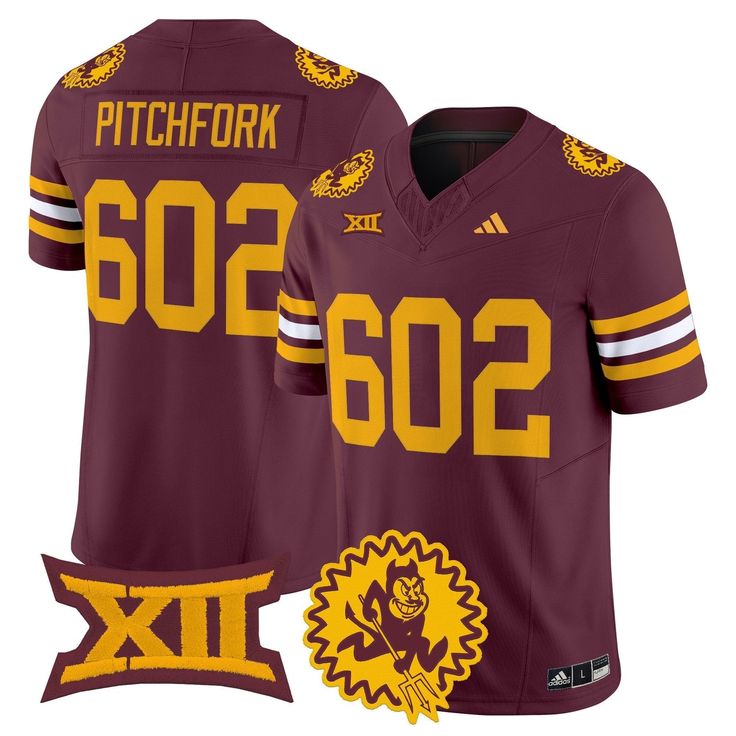 Arizona State Sun Devils 1975 Throwback Vapor Limited Jersey - All Stitched