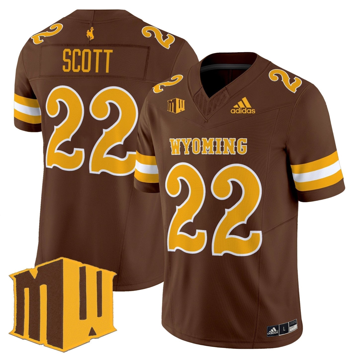 Wyoming Cowboys 2025 Vapor Limited Jersey - All Stitched