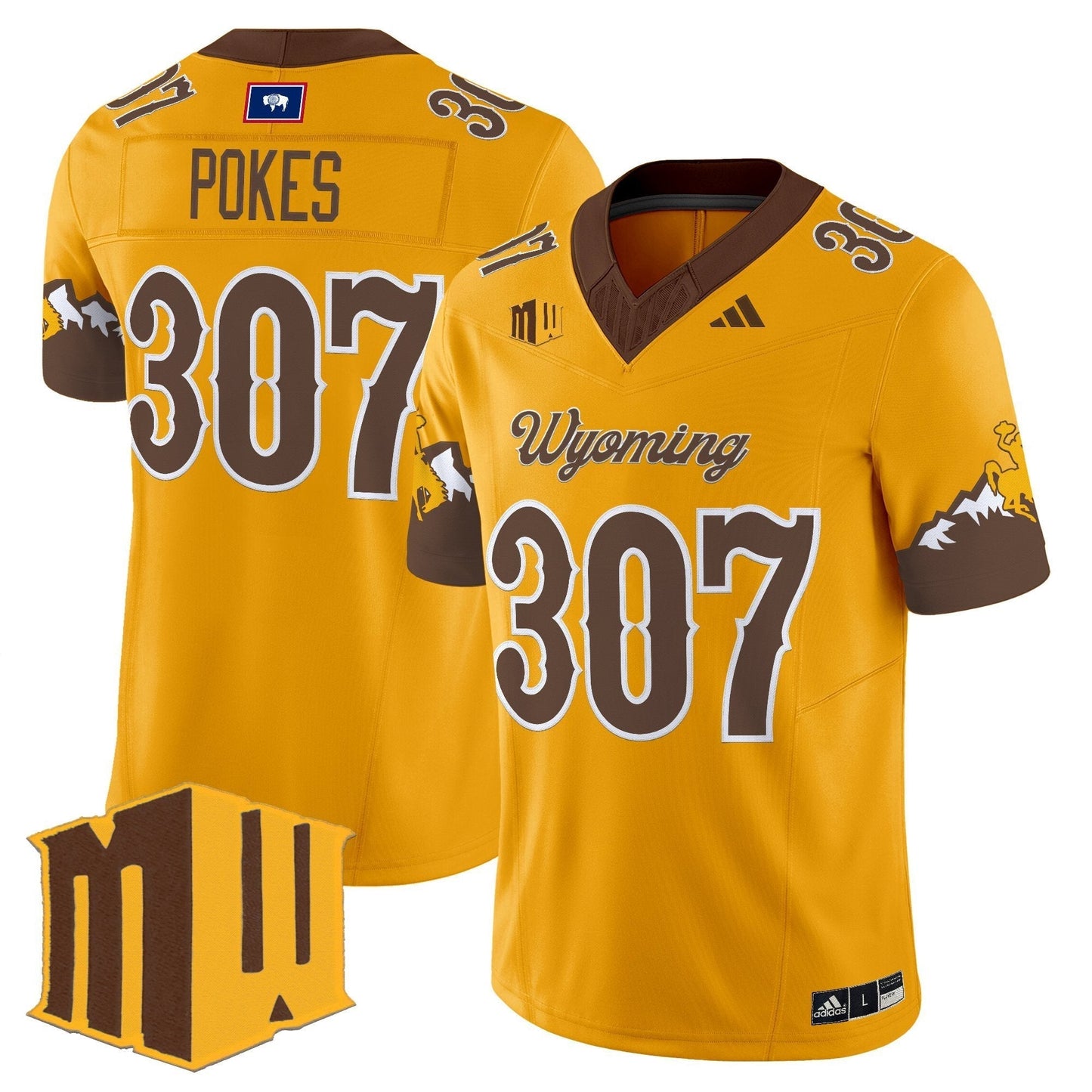 Wyoming Cowboys 2025 Vapor Limited Jersey - All Stitched