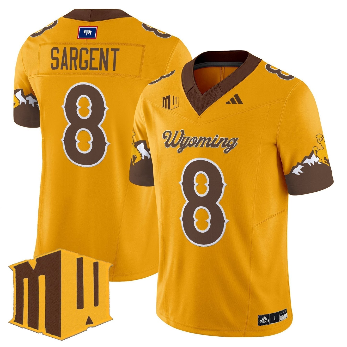 Wyoming Cowboys 2025 Vapor Limited Jersey - All Stitched