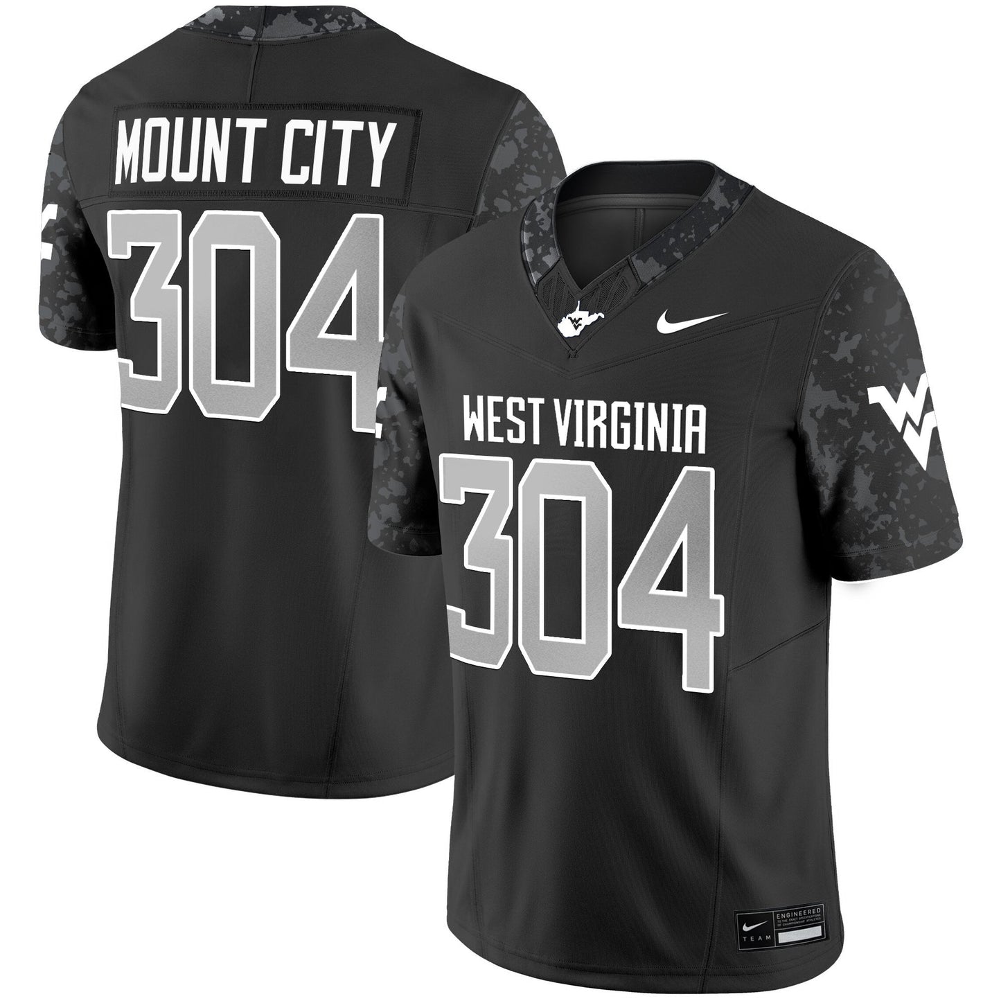 West Virginia Mountaineers 2025 Vapor Limited Jersey - All Stitched