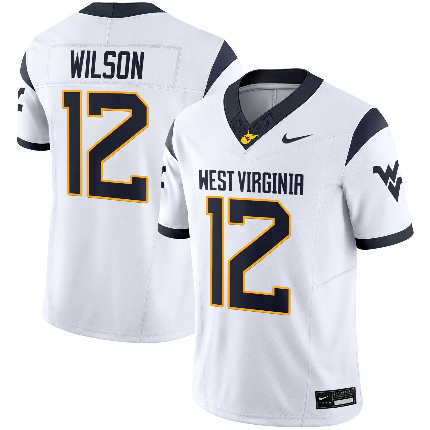 West Virginia Mountaineers 2025 Vapor Limited Jersey - All Stitched