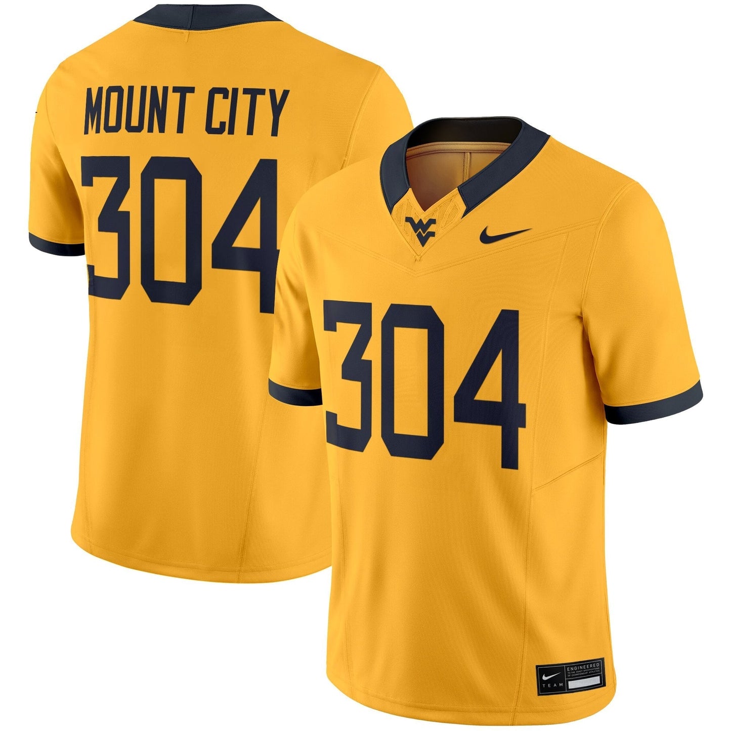 West Virginia Mountaineers 2025 Vapor Limited Jersey - All Stitched