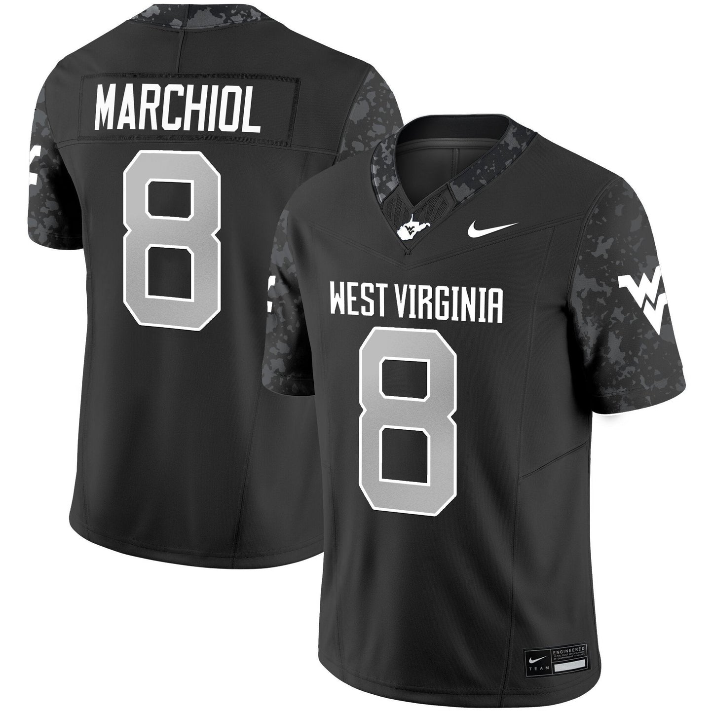 West Virginia Mountaineers 2025 Vapor Limited Jersey - All Stitched