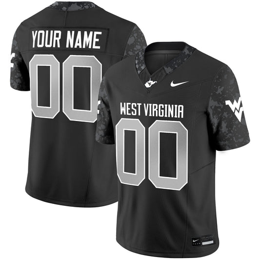 West Virginia Mountaineers 2025 Vapor Limited Custom Jersey - All Stitched