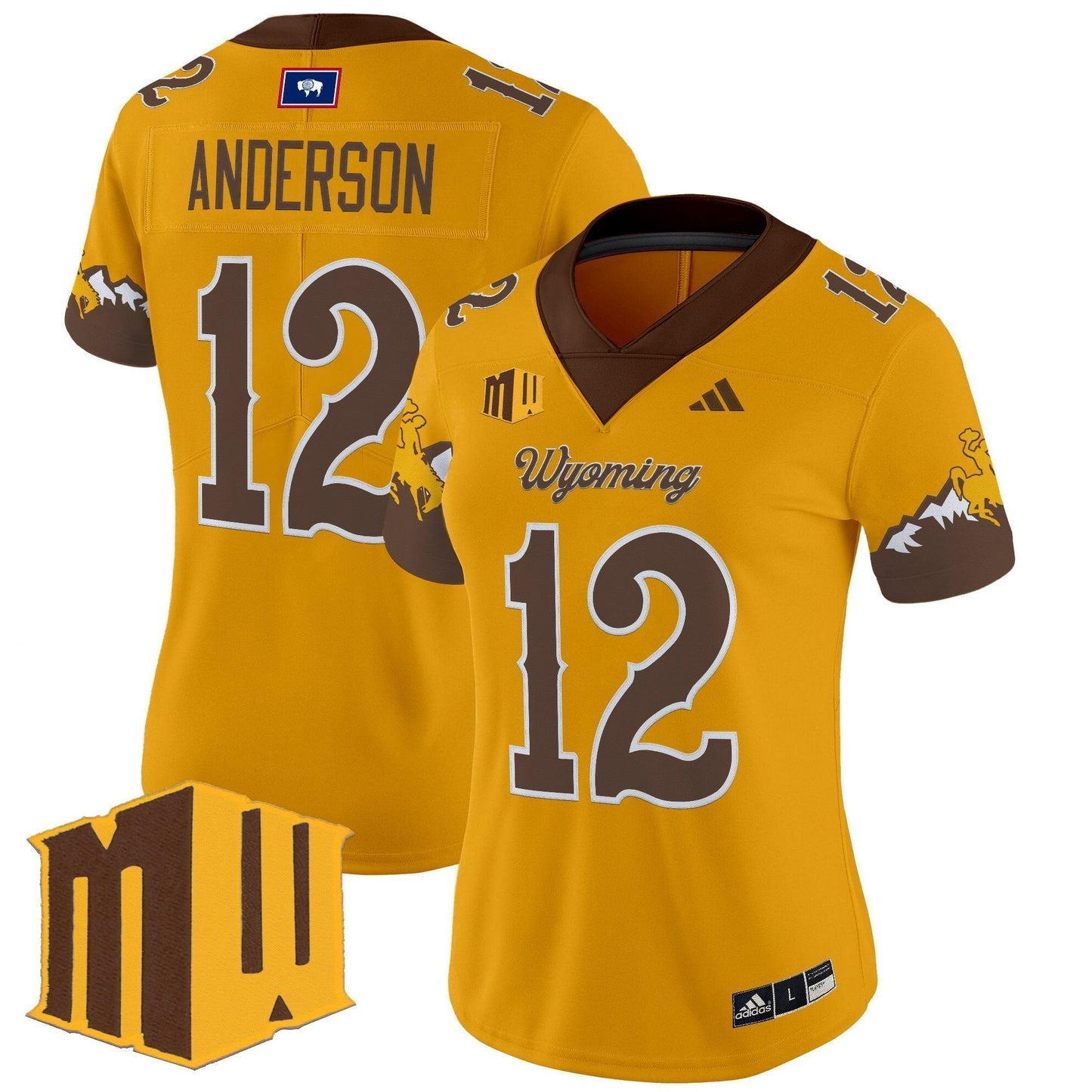 Women's Wyoming Cowboys 2025 Vapor Limited Jersey - All Stitched