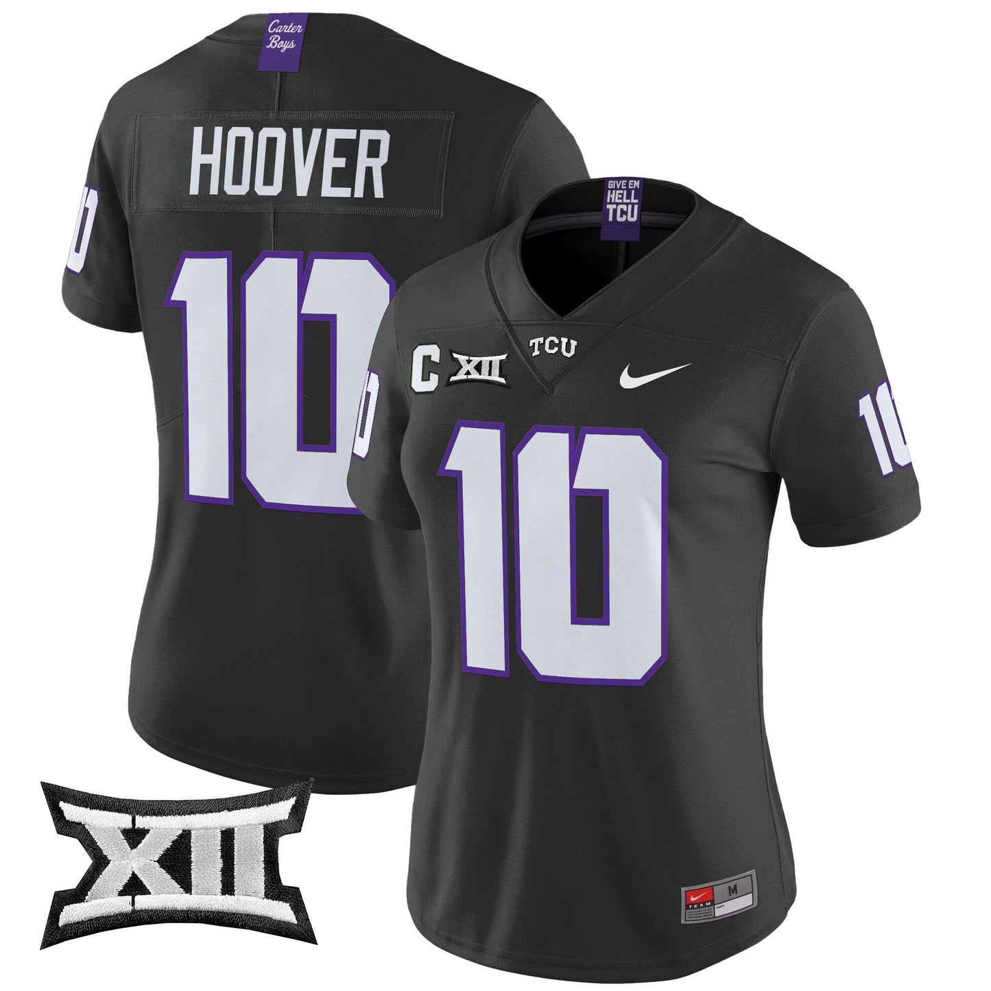 Women's TCU Horned Frogs 2024 Vapor Limited Jersey - All stitched