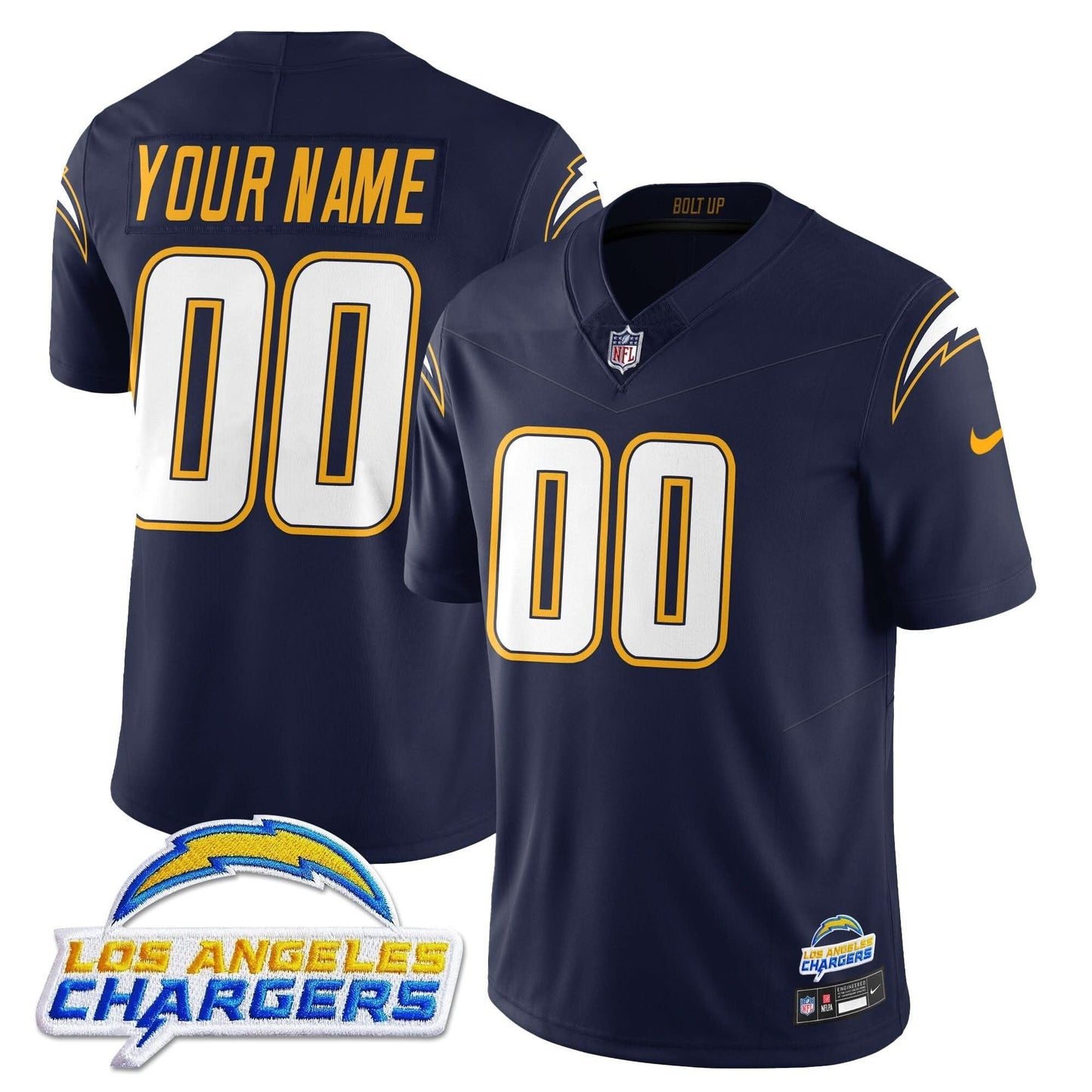 Los Angeles Chargers Alternate 2025 Custom Jersey - All Stitched