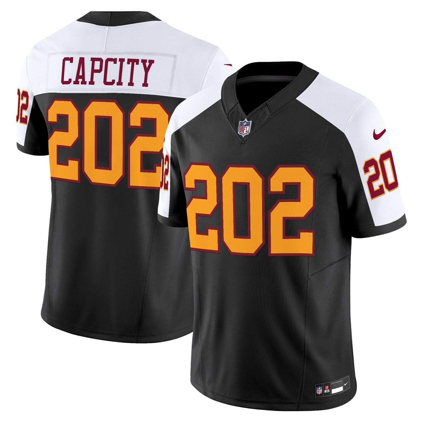 Washington Redskins Throwback Vapor Limited Jersey - All Stitched