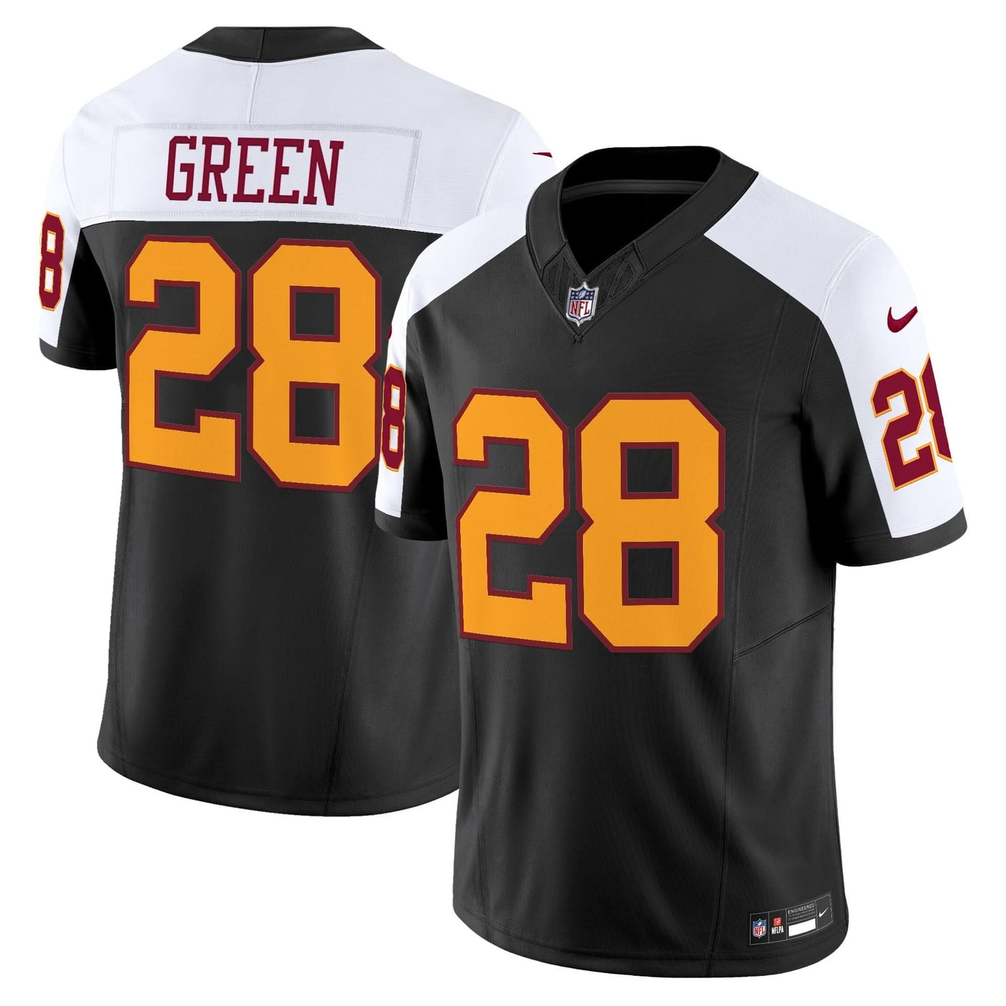 Washington Redskins Throwback Vapor Limited Jersey - All Stitched
