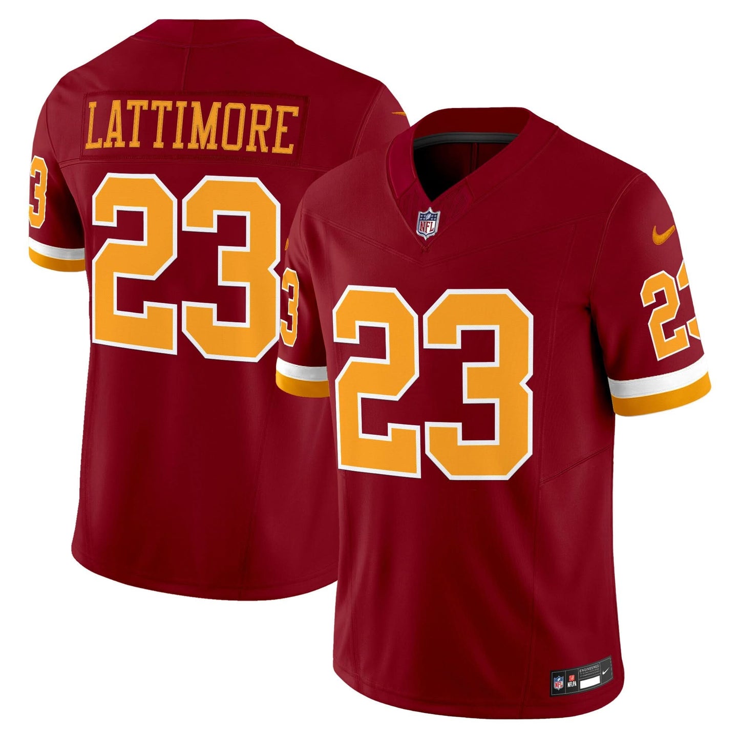 Washington Redskins Throwback Vapor Limited Jersey - All Stitched