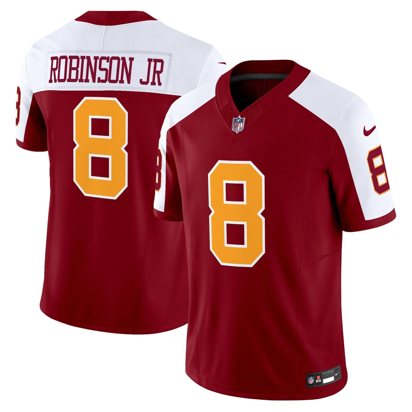 Washington Redskins Throwback Vapor Limited Jersey - All Stitched