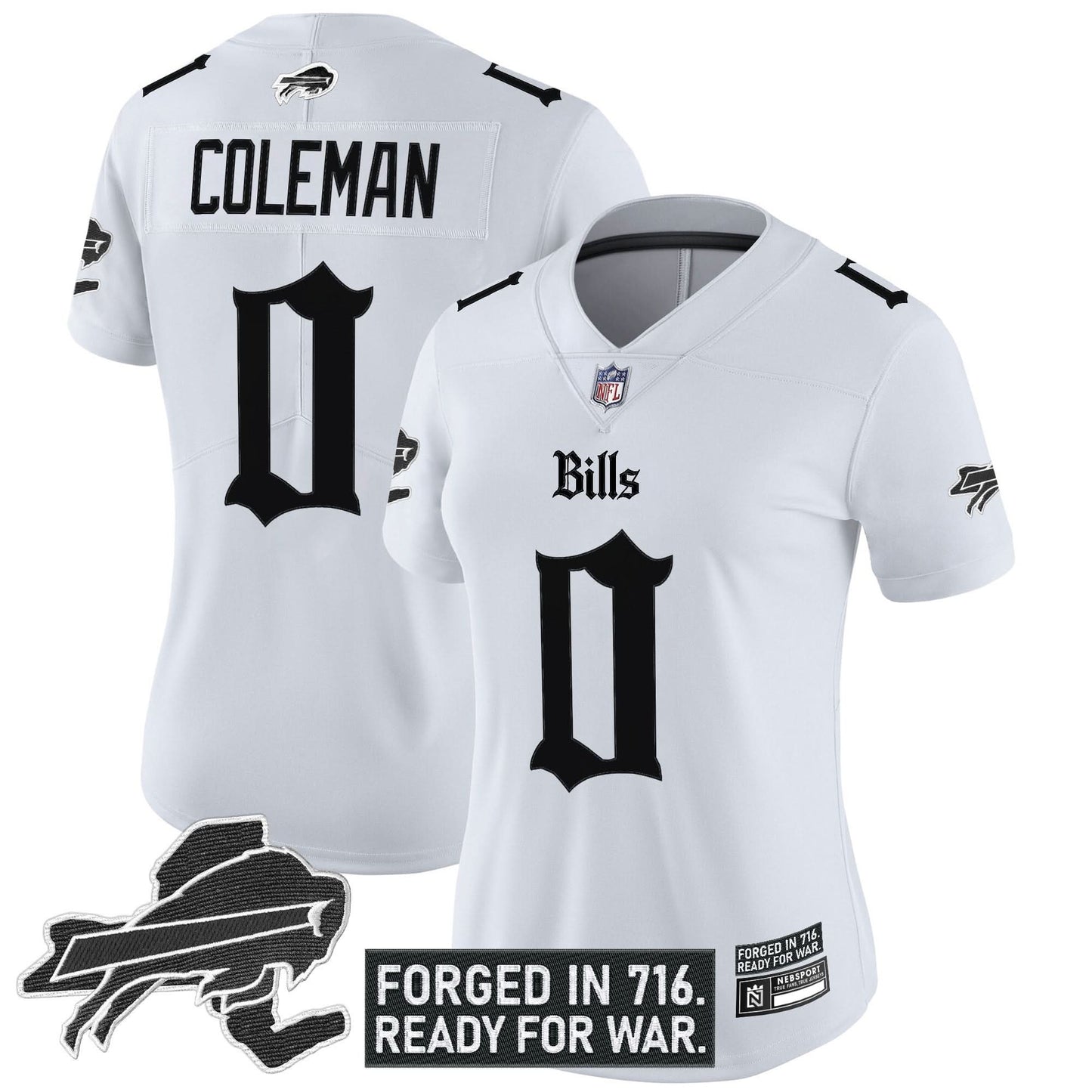 Women's Buffalo Bills 'Gothic Cold Front Edition' Vapor Limited Jersey - All Stitched