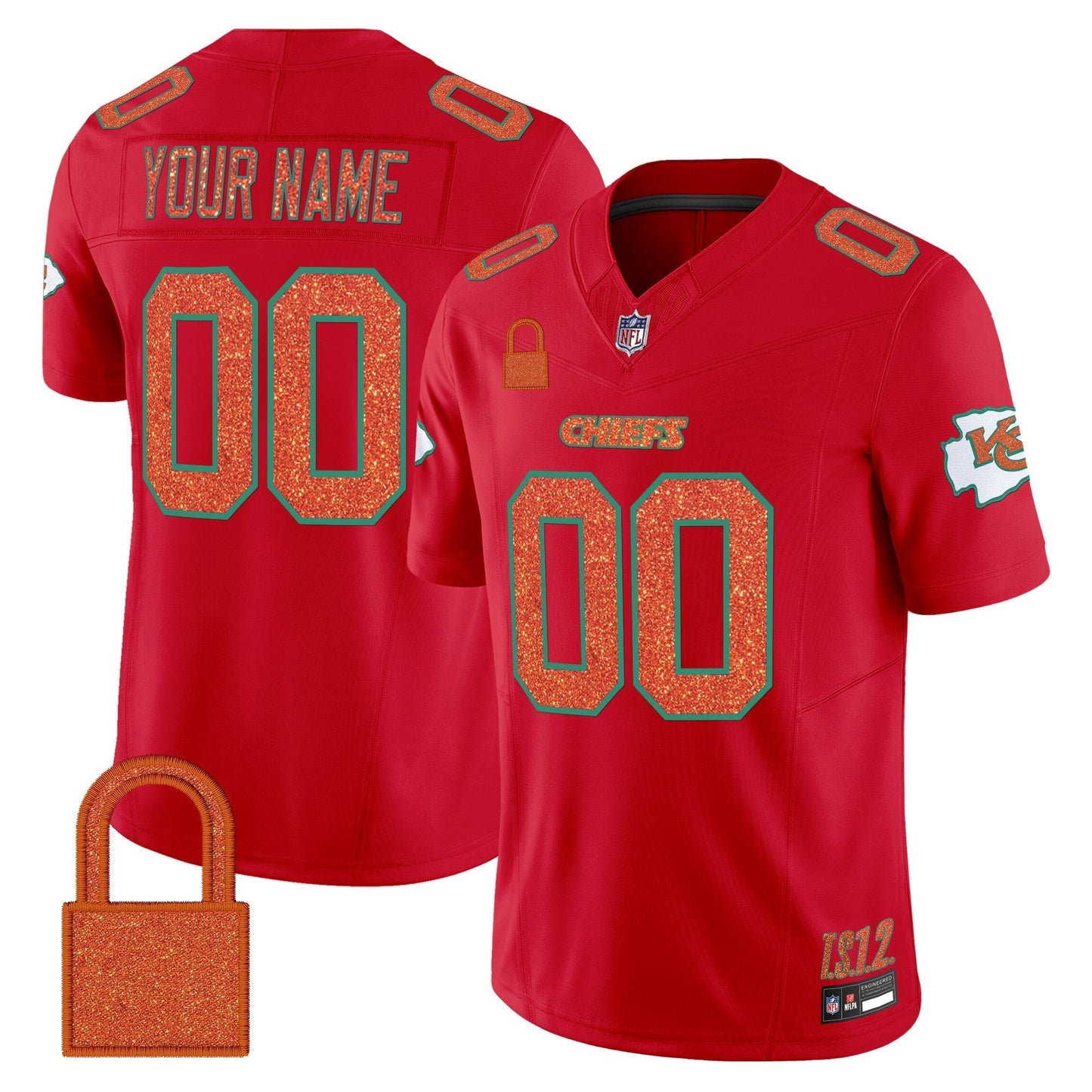 Kansas City Chiefs 'Taylor Swift - TS12 - The Life of a Showgirl' Vapor Limited Custom Jersey - All Stitched