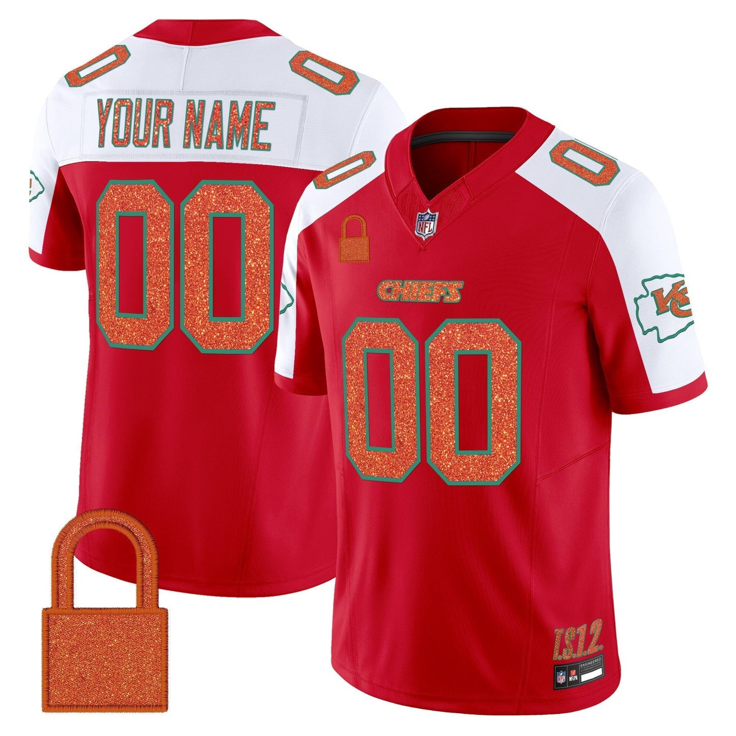 Kansas City Chiefs 'Taylor Swift - TS12 - The Life of a Showgirl' Vapor Limited Custom Jersey - All Stitched