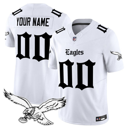 Philadelphia Eagles 'Gothic Philly Edition' Vapor Limited Custom Jersey - All Stitched