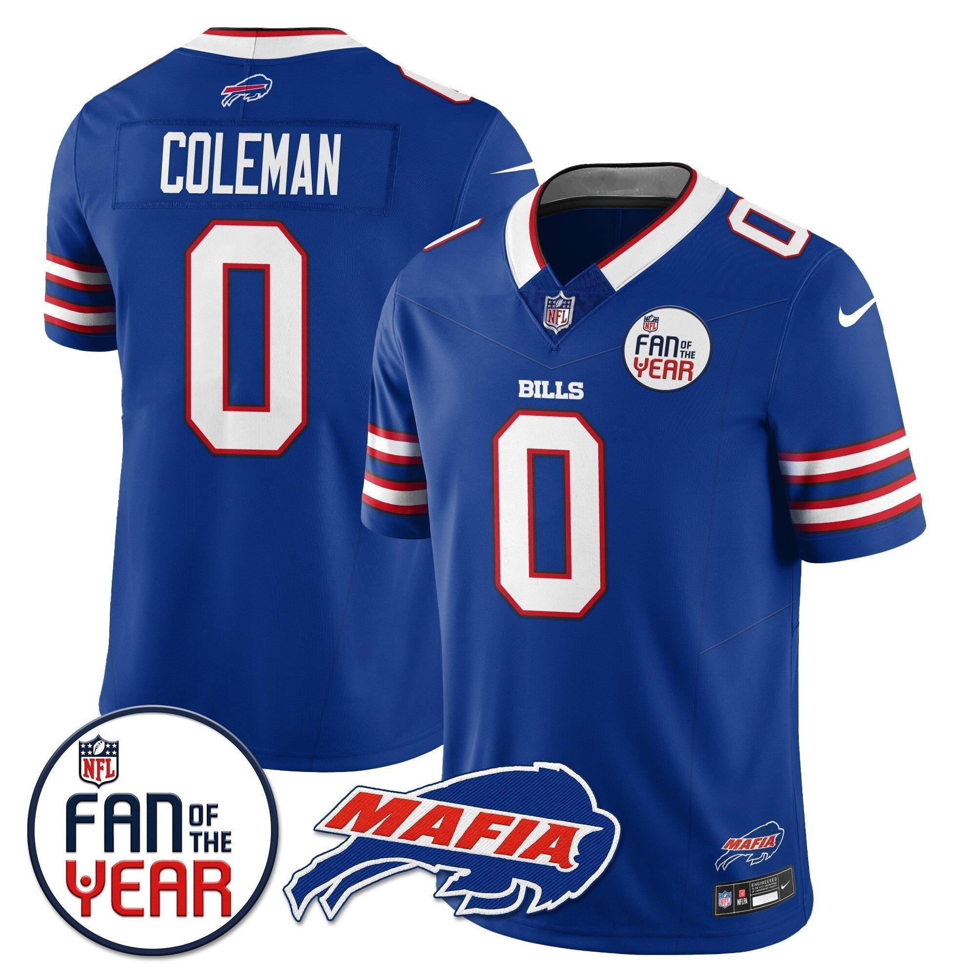 Buffalo Bills "Fan Of The Year" Jersey - All Stitched