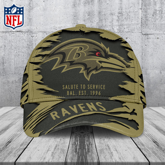 Baltimore Ravens 2025 Salute to Service Classic Cap