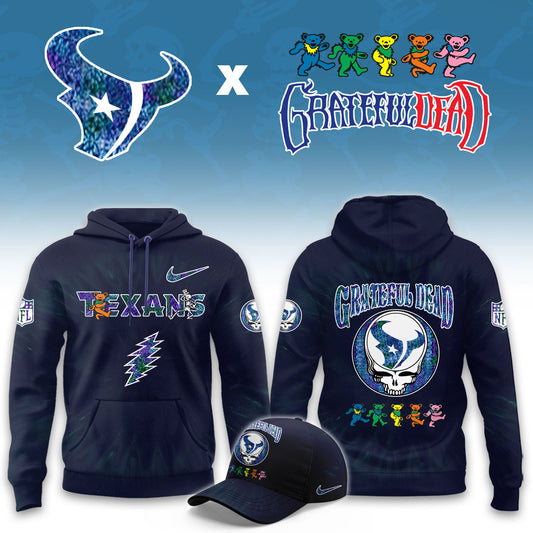 _Houston Texans Grateful Dead Limited Hoodie