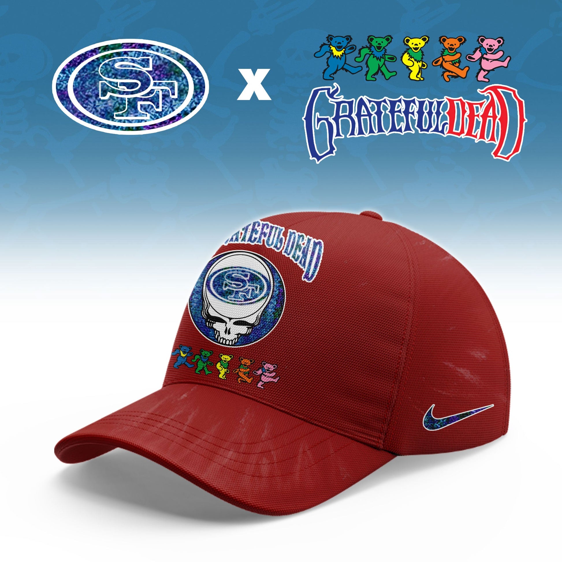 _San Francisco 49ers  Grateful Dead Limited Hoodie