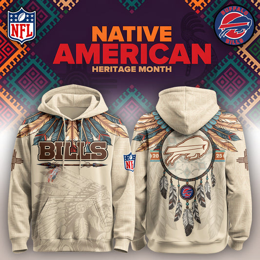 BUF Bills-Native American Heritage Month Limited Editions Hoodie