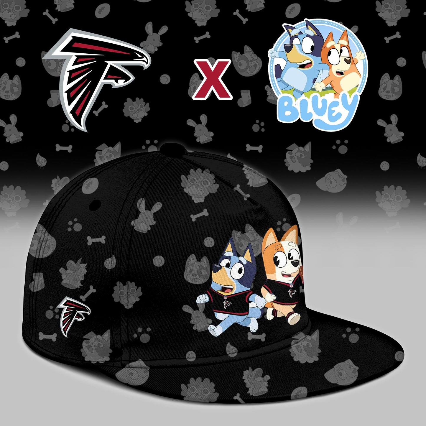 A.Falcons x Bluey Night Limited Jersey