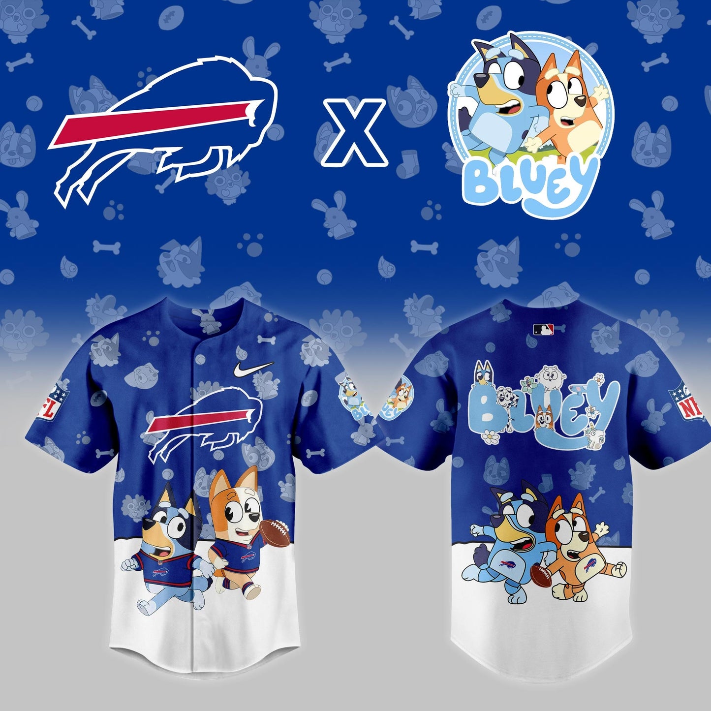 B.Bills x Bluey Night Limited Jersey